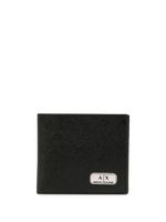 Armani Exchange portefeuille pliant à patch logo - Noir - thumbnail