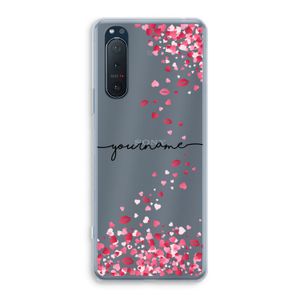 Hartjes en kusjes: Sony Xperia 5 II Transparant Hoesje