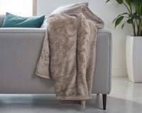 Primaviera Deluxe Teddy plaid Diep Taupe 150 x 200 cm