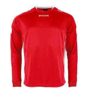 Stanno 411003K Drive Match Shirt LS Kids - Red-White - 164