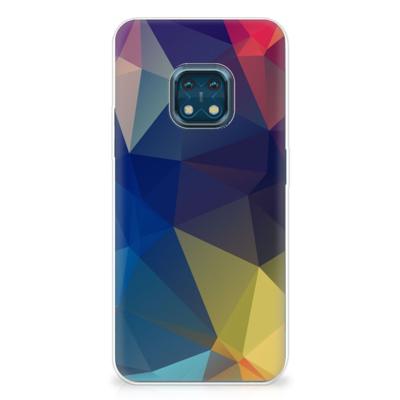 Nokia XR20 | TPU Hoesje | Polygon Dark
