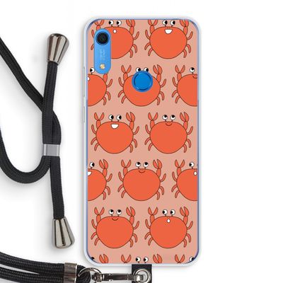 Krab: Huawei Y6s Transparant Hoesje met koord