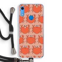 Krab: Huawei Y6s Transparant Hoesje met koord Krab: Huawei Y6s Transparant Hoesje met koord
