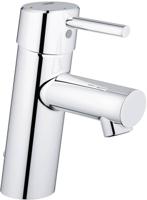 Grohe Concetto S-size wastafelkraan 28 mm met ketting Chroom