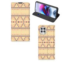 Motorola Moto G100 | Hoesje met Magneet | Aztec Yellow