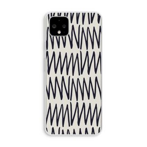 Marrakech Zigzag: Pixel 4 XL Transparant Hoesje