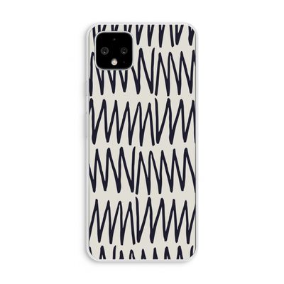 Marrakech Zigzag: Pixel 4 XL Transparant Hoesje