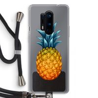 Grote ananas: OnePlus 8 Pro Transparant Hoesje met koord