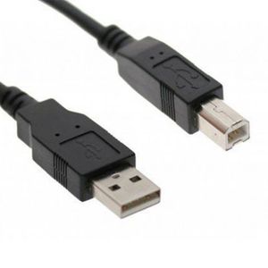 Nedis CCGL60100BK30 USB-kabel 3 m USB 2.0 USB A USB B Zwart