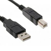 Nedis CCGL60100BK30 USB-kabel 3 m USB 2.0 USB A USB B Zwart - thumbnail