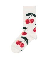 HEMA Sokken Like You Cherry Much Gebroken Wit (gebroken wit)