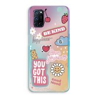 Positivity: Oppo A72 Transparant Hoesje