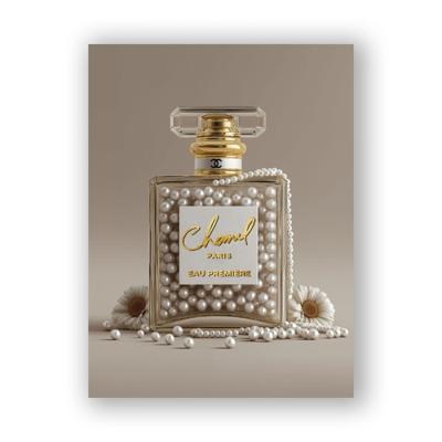Glasschilderij - Chanel parfum - 60 x 80 cm Glasschilderij - Chanel parfum - 60 x 80 cm