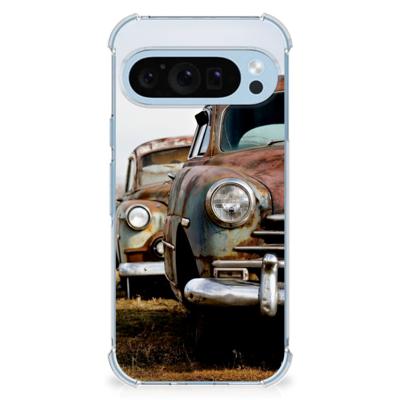 Google Pixel 9 | 9 Pro Anti-shock Hoesje met foto Vintage Auto Google Pixel 9 | 9 Pro Anti-shock Hoesje met foto Vintage Auto