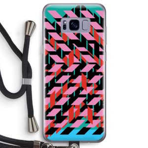Skew Blush 2: Samsung Galaxy S8 Transparant Hoesje met koord