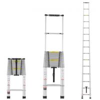 VEVOR telescopische ladder, trap, vouwladder, uitschuifbare ladder, 190 kg, 6,2 m