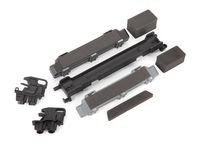 Traxxas - Battery hold-down/ mounts (front & rear)/ battery compartment spacers/ foam pads (fits Maxx with extended chassis (352mm wheelbase) (TRX-...