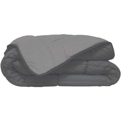 HUDSON microvezel licht dekbed 200g / m² 240x260cm staal en zilver