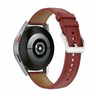Luxe leren bandje - Bordeaux - Huawei Watch GT 5 (Pro) / GT 4 / GT 3 / GT 2 - 46mm Luxe leren bandje - Bordeaux - Huawei Watch GT 5 (Pro) / GT 4 / GT 3 / GT 2 - 46mm