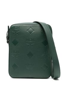 MCM sac à bandoulière Klassik en cuir - Vert