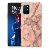OnePlus 8T | TPU | Siliconen hoesje | Marmer Oranje