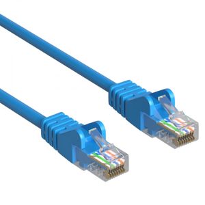 Cat 5e - U/UTP - Netwerkkabel - Patchkabel - Internetkabel - 1 Gbps - 0.25 meter - Blauw - Allteq