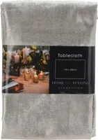 Tafelkleed zijde 145x250cm gou