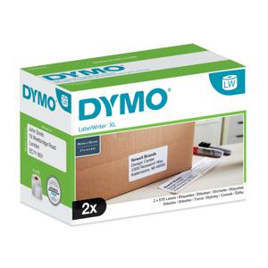 DYMO 102 x 59 mm Wit 1150 stuk(s) S0947420 Verzendetiketten, Etiketten voor naambordjes