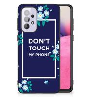 Samsung Galaxy A33 5G | Telefoon Hoesje | Flowers Blue DTMP Samsung Galaxy A33 5G | Telefoon Hoesje | Flowers Blue DTMP