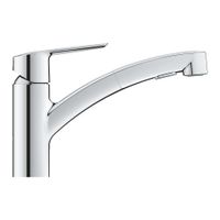 Grohe QuickFix Start keukenmengkraan met uittrekbare handdouche chroom - thumbnail