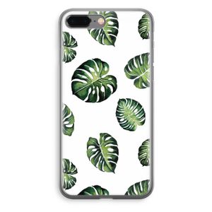 Tropische bladeren: iPhone 8 Plus Transparant Hoesje