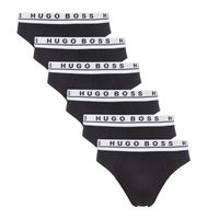 Hugo Boss 6-pack brief slip zwart/wit Hugo Boss 6-pack brief slip zwart/wit