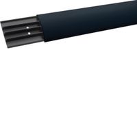 Tehalit vloergoot 17 x 75mm zwart lengte 2 meter prijs per meter