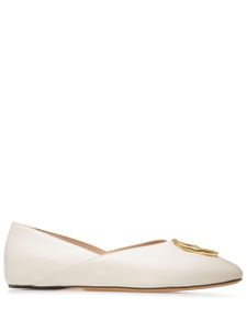 Bally ballerines Gerry en cuir - Blanc