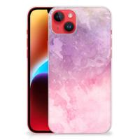Smartphone hoesje iPhone 14 Plus Pink Purple Paint