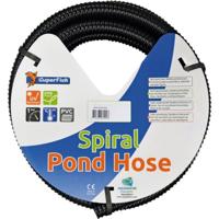Superfish Zwarte Spiraalslang 50mm x 5m - Duurzame Waterstroomverbinding voor Vijvers