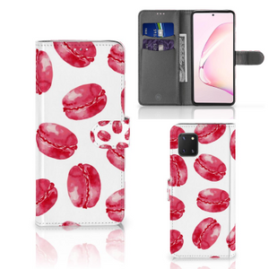 Samsung Note 10 Lite Book Cover Pink Macarons