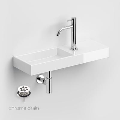 Fonteinset Clou Mini Wash Me Incl. Toebehoren 7x56 cm Glanzend Wit Clou
