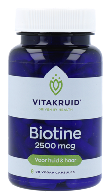 Vitakruid Biotine 2500 mcg Huid & Haar Capsules