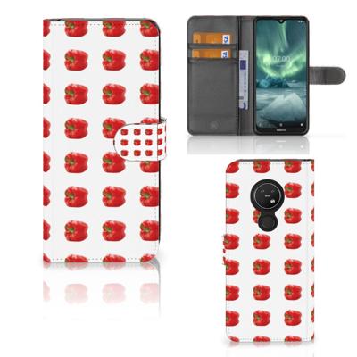 Nokia 7.2 | Nokia 6.2 | Book Cover | Paprika Red