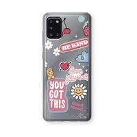 Positivity: Samsung Galaxy A31 Transparant Hoesje