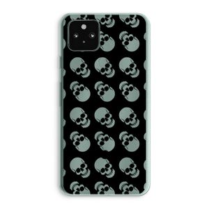 Musketon Skulls: Google Pixel 5a 5G Transparant Hoesje