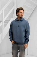 Croyez Fraternité Half Zip Sweater Heren Blauw - Maat XL - Kleur: Blauw | Soccerfanshop