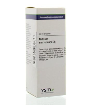 VSM Natrium muriaticum D6 (20 ml)