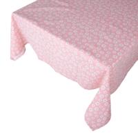 Daisy Flowers Tafelkleed Textiel Roze 140x250 Cm