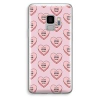 Chicks before dicks: Samsung Galaxy S9 Transparant Hoesje