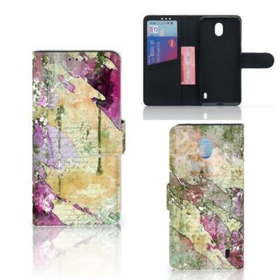 Hoesje Nokia 1 Plus Letter Painting