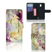 Hoesje Nokia 1 Plus Letter Painting