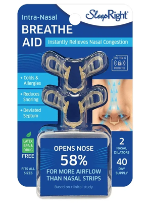 Sleepright Intra-Nasal Breathe Aid