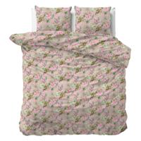 Dekbedovertrek Roses Soft - Eenpersoons (140x200 cm) - Groen Polyester-katoen - Dessin: - Sleeptime Classy - Dekbed-Discounter.nl